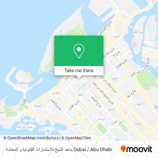 ماجد الشيخ للاستشارات القانونية و المحاماة map