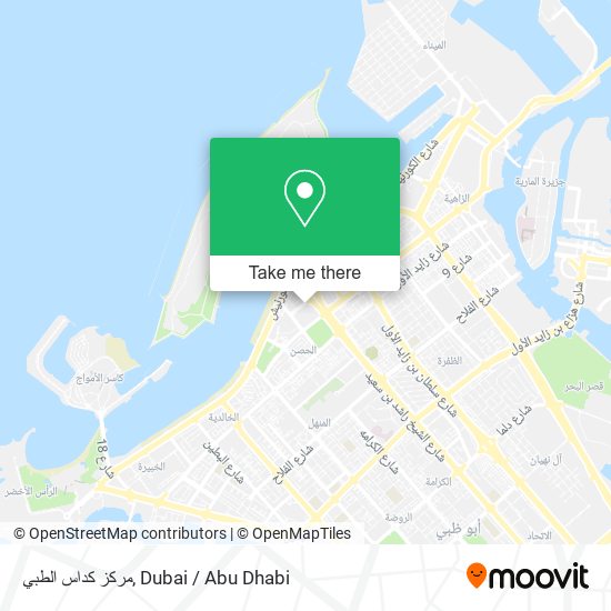 مركز كداس الطبي map