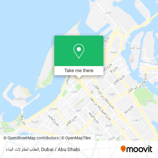 العقاب لمقاولات البناء map