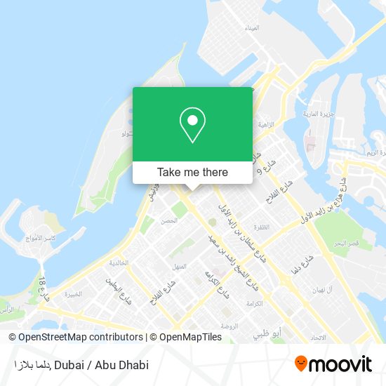 دلما بلازا map