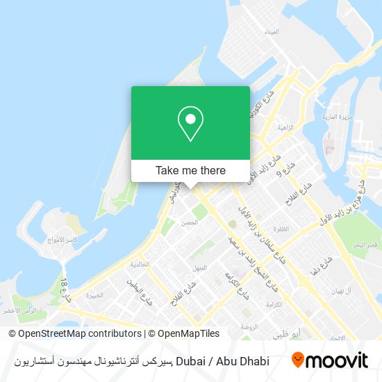 سيركس أنترناشيونال مهندسون أستشاريون map