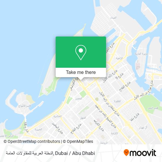 النخلة العربية للمقاولات العامة map