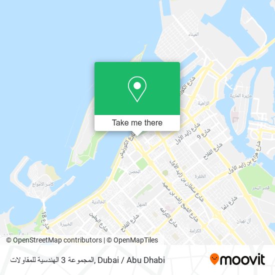 المجموعة 3 الهندسية للمقاولات map