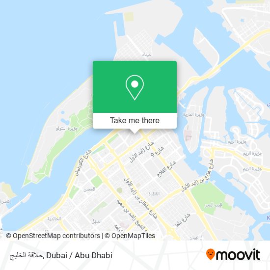 حلاقة الخليج map