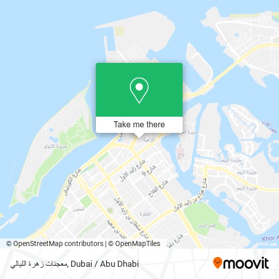 معجنات زهرة الليالي map