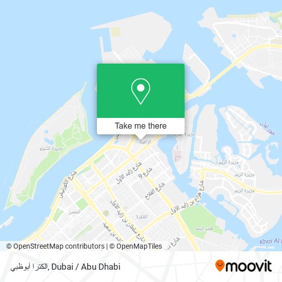 الكترا أبوظبي map