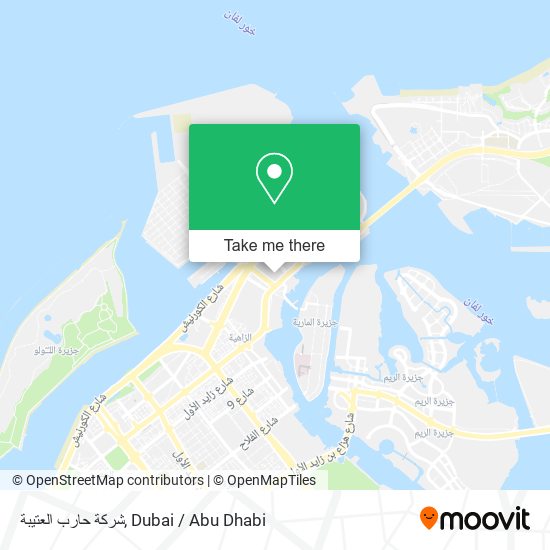 شركة حارب العتيبة map