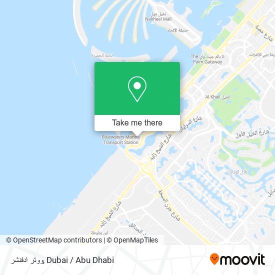 ووتر ادفنشر map