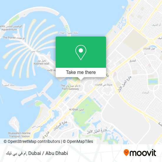 ام في بي تيك map