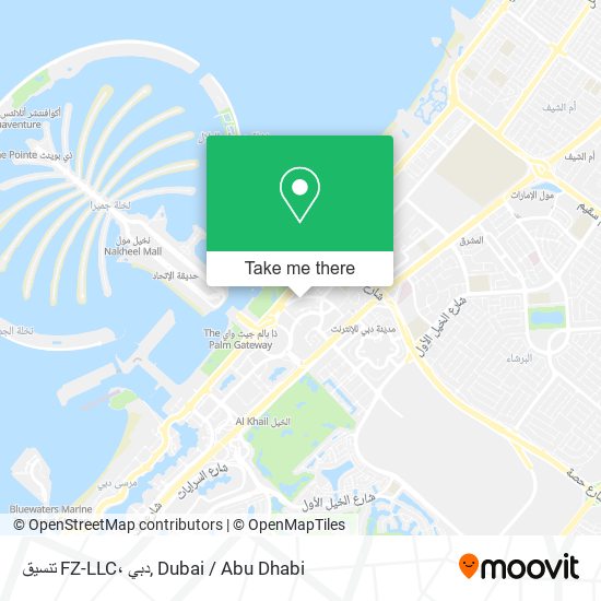 تنسيق FZ-LLC، دبي map