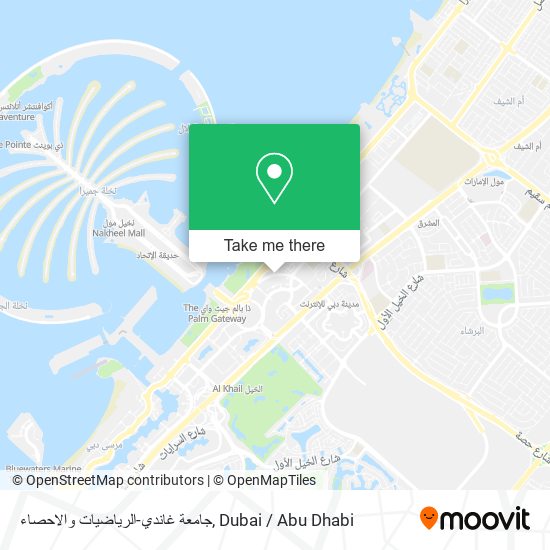 جامعة غاندي-الرياضيات والاحصاء map