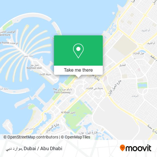 موارد دبي map