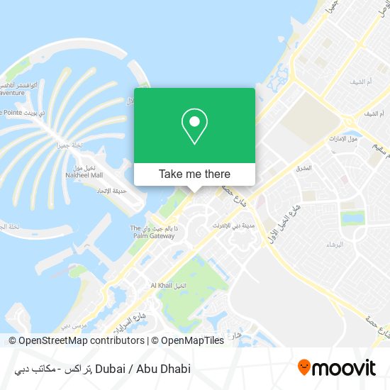 تراكس - مكاتب دبي map