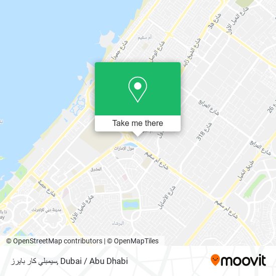 سيمبلي كار بايرز map