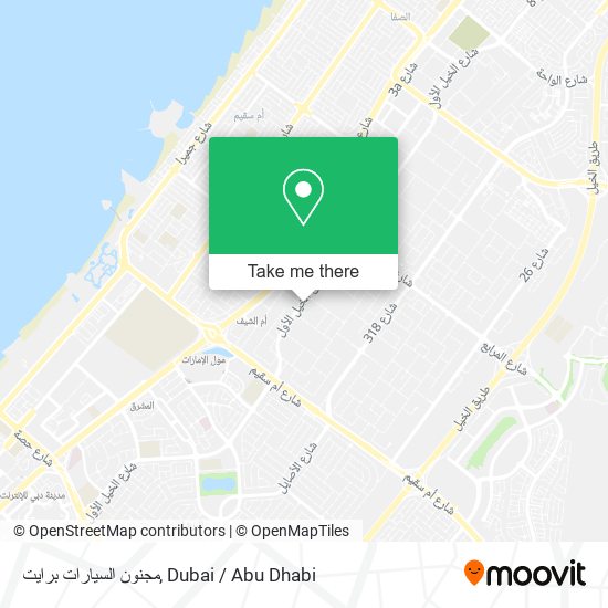 مجنون السيارات برايت map