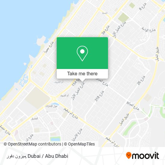 ميزون دفور map