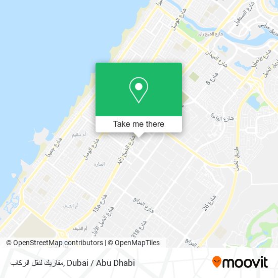 مفاريك لنقل الركاب map