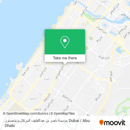 مؤسسة ناصر بن عبداللطيف السركال بريدجستون map