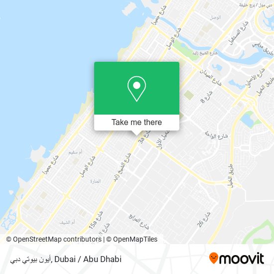 أيون بيوتي دبي map