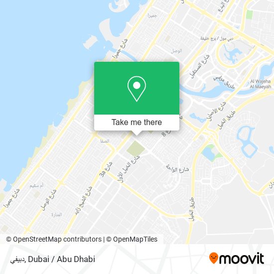 دبيفي map