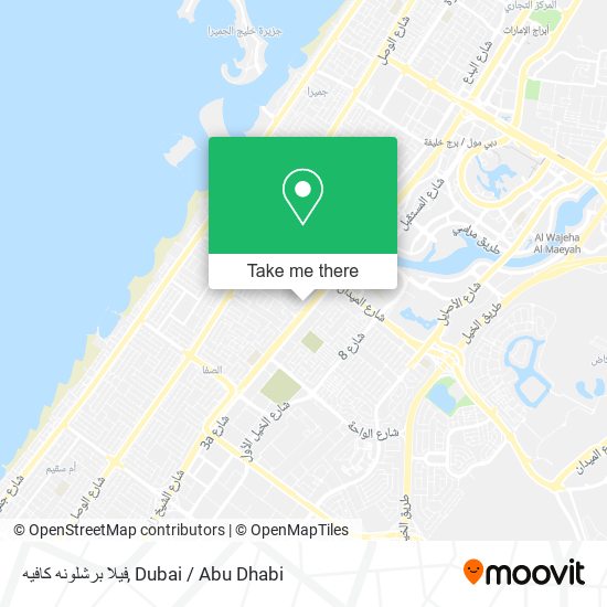 فيلا برشلونه كافيه map