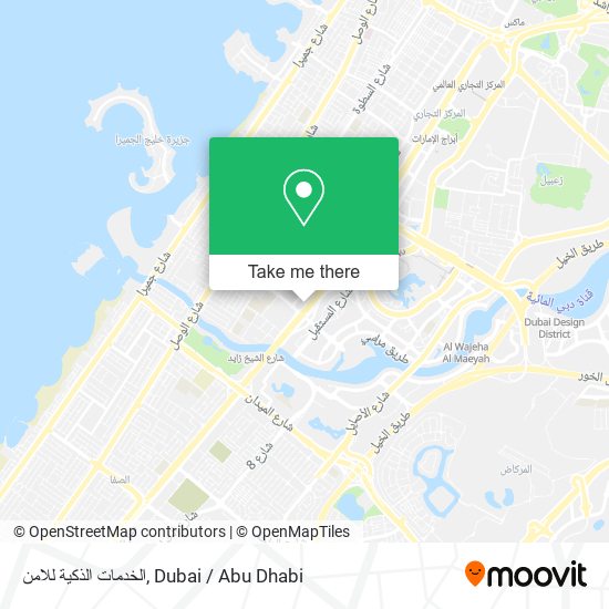 الخدمات الذكية للامن map