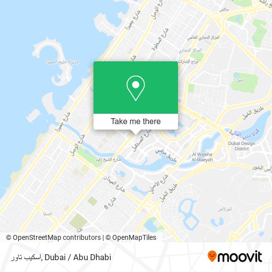 اسكيب تاور map
