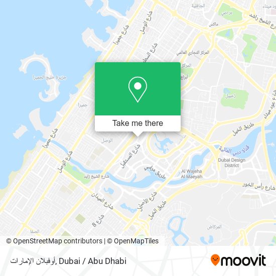 أوفبلان الإمارات map
