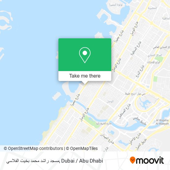 مسجد راشد محمد بخيت الفلاسي map