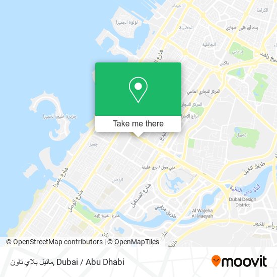 ماتيل بلاي تاون map