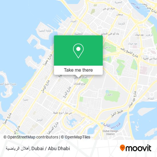 أهلان الرياضية map