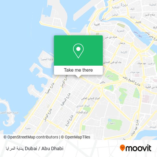 بناية المرايا map