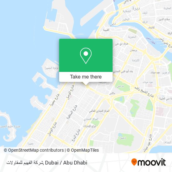 شركة الفهيم للمقاولات map
