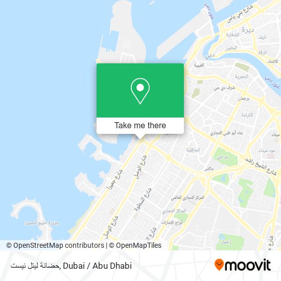 حضانة ليتل نيست map