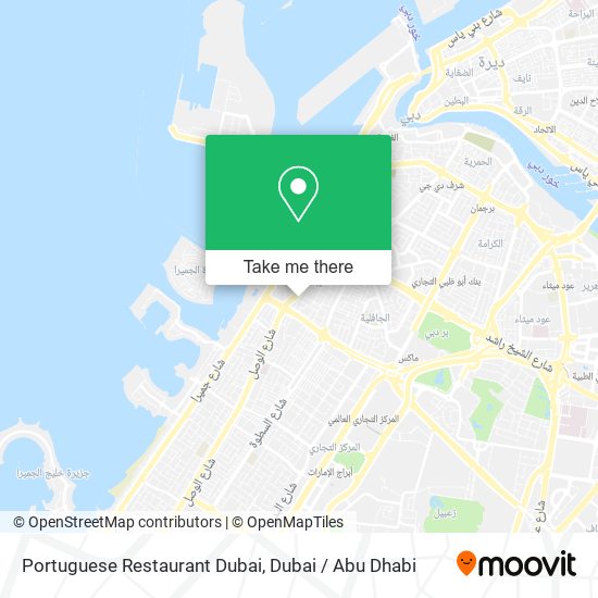 Portuguese Restaurant Dubai map