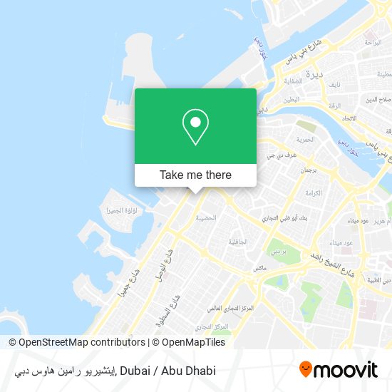 إيتشيريو رامين هاوس دبي map