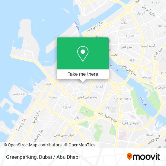 Greenparking map