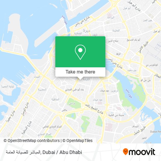 المباشر للصيانة العامة map