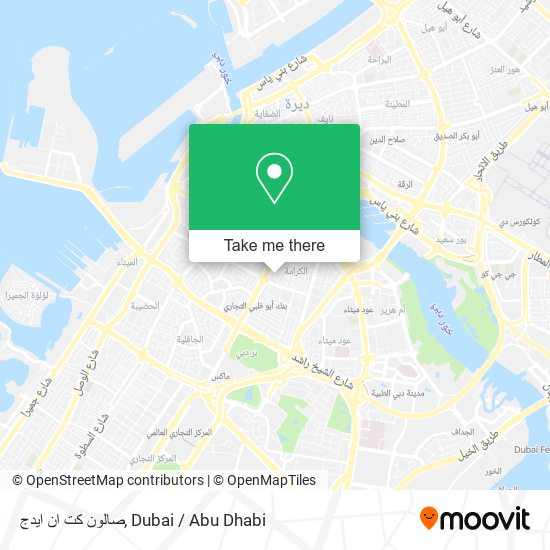 صالون كت ان ايدج map