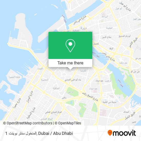 المنخول سنتر بوينت 1 map