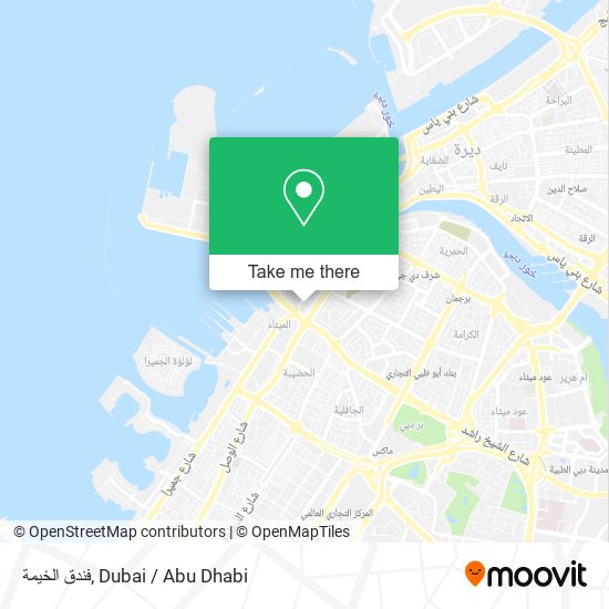 فندق الخيمة map