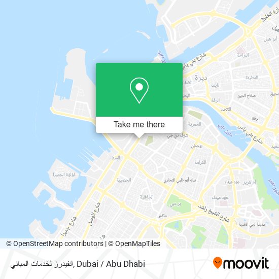 انفيدرز لخدمات المباني map