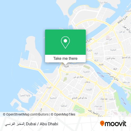 المخبز الفرنسي map