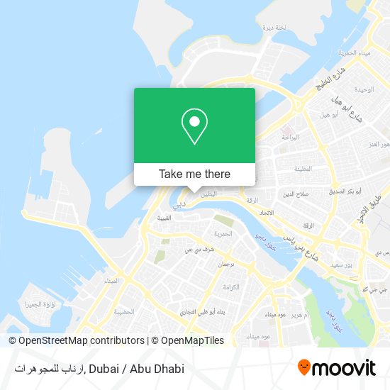 ارناب للمجوهرات map