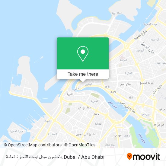 باجاسون ميدل ايست للتجارة العامة map