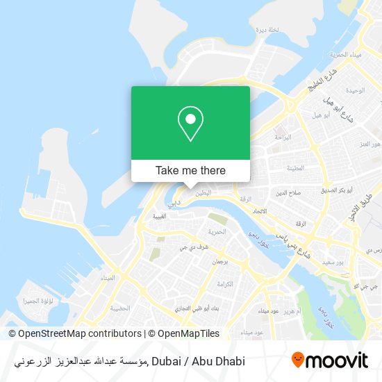 مؤسسة عبدالله عبدالعزيز الزرعوني map