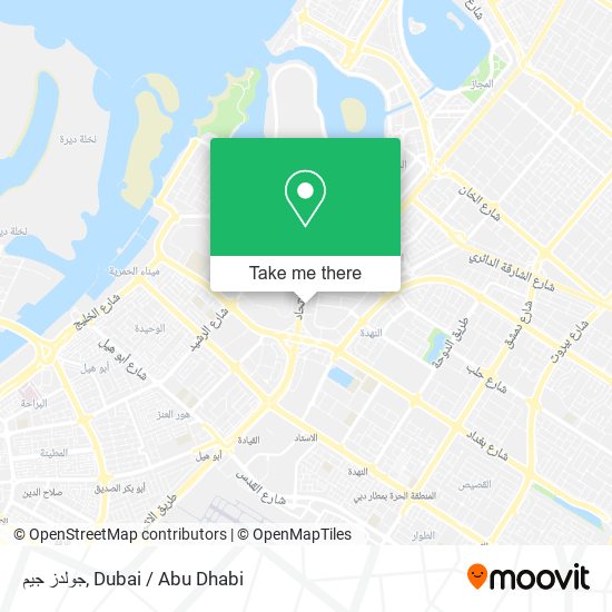 جولدز جيم map