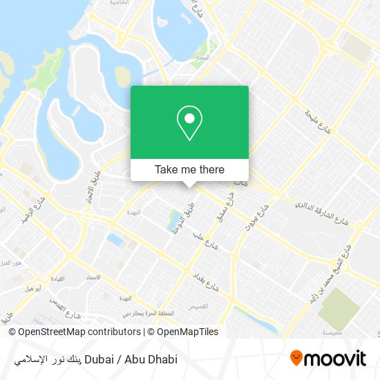 بنك نور الإسلامي map