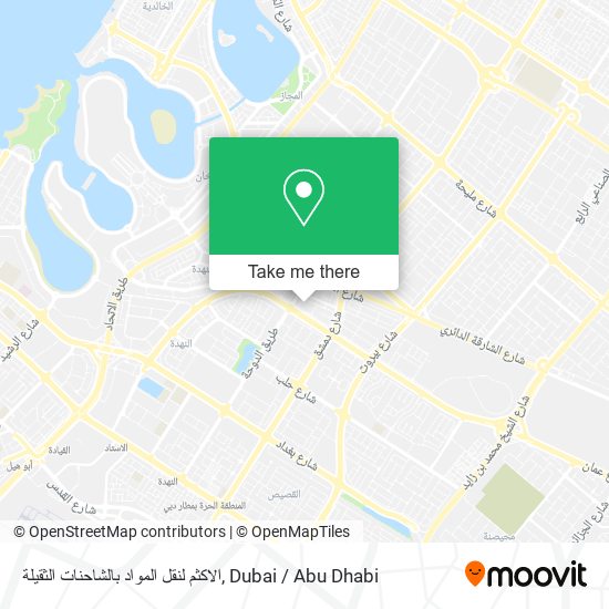 الاكثم لنقل المواد بالشاحنات الثقيلة map