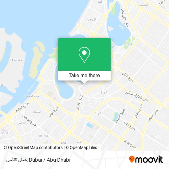 عمان للتأمين map